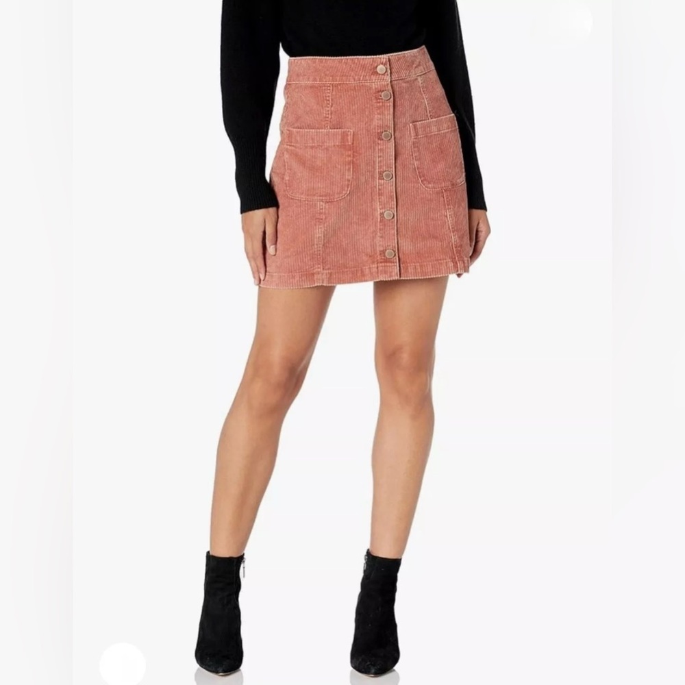 Aerie Corduroy Button Down Mini Skirt NWT